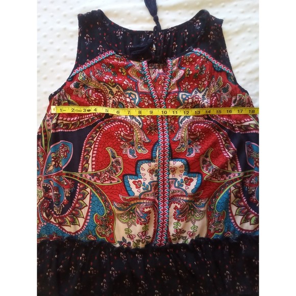 Bila boho paisley print sleeveless top small - Picture 8 of 8